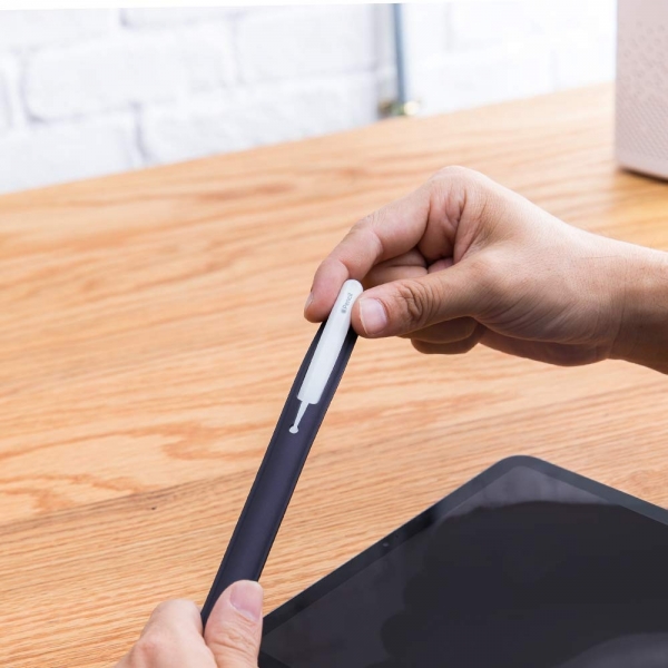 FRTMA Apple Pencil 2 Deri K�l�f-Midnight Blue