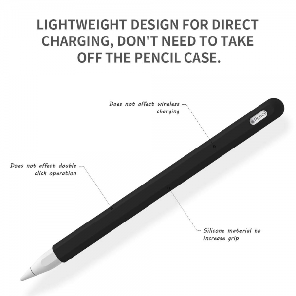 FRTMA Apple Pencil 2 Silikon Klf-Black