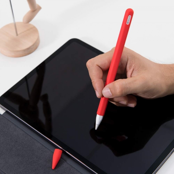 FRTMA Apple Pencil 2 Silikon Klf-Red