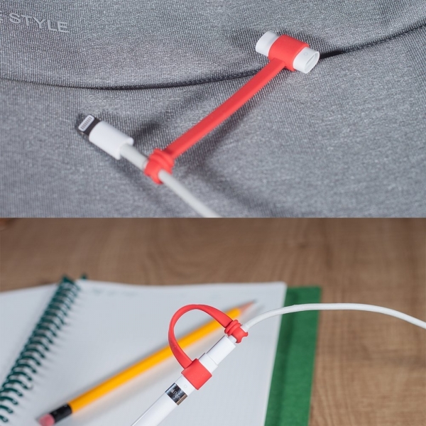 FRTMA Apple Pencil Kapak (3 Adet)-Red