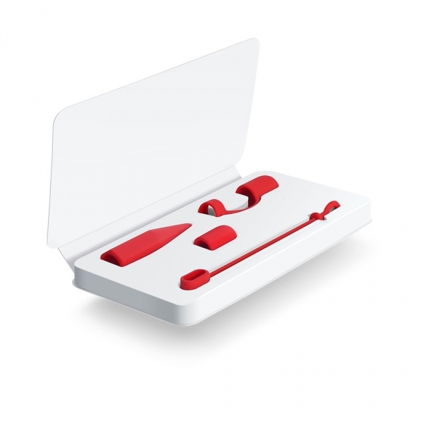 FRTMA Apple Pencil Kapak (4 Adet)-Red