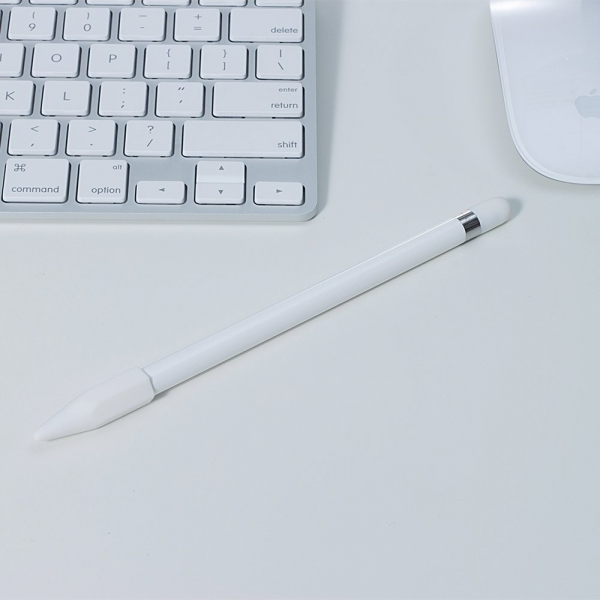 FRTMA Apple Pencil Kapak (4 Adet)-Ivory White
