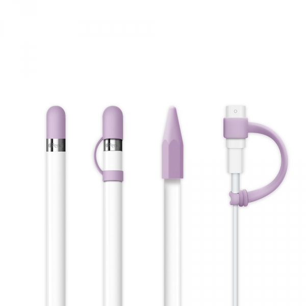 FRTMA Apple Pencil Kapak (4 Adet)-Lavender