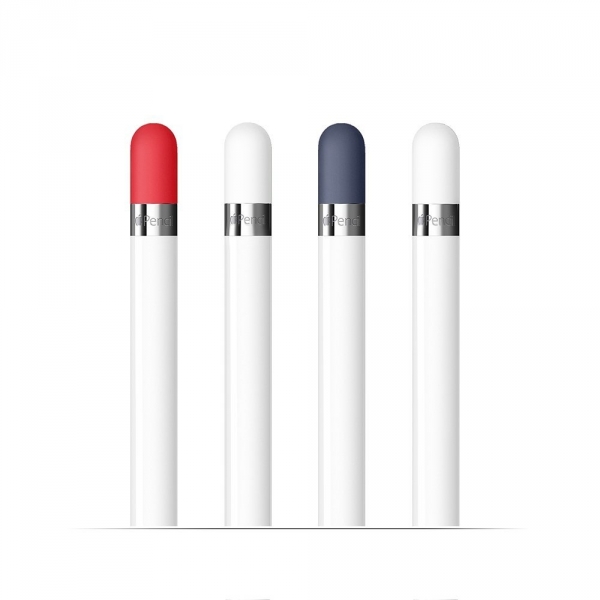 FRTMA Apple Pencil Kapak (4 Adet)-Red,White,Midnight Blue,White