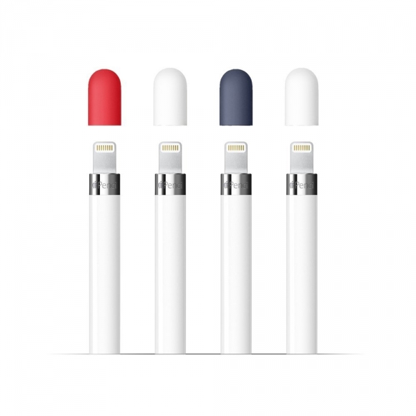 FRTMA Apple Pencil Kapak (4 Adet)-Red,White,Midnight Blue,White