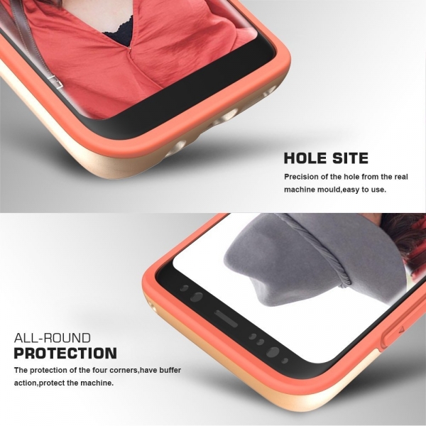 FYY Galaxy S8 Hybrid Dual Layer Bumper Klf-Orange
