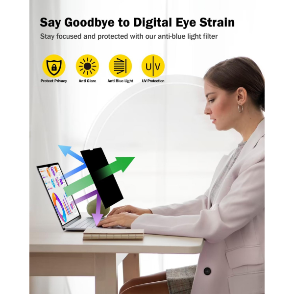 F FORITO Privacy MacBook Pro M2 Ekran Koruyucu (13 in)