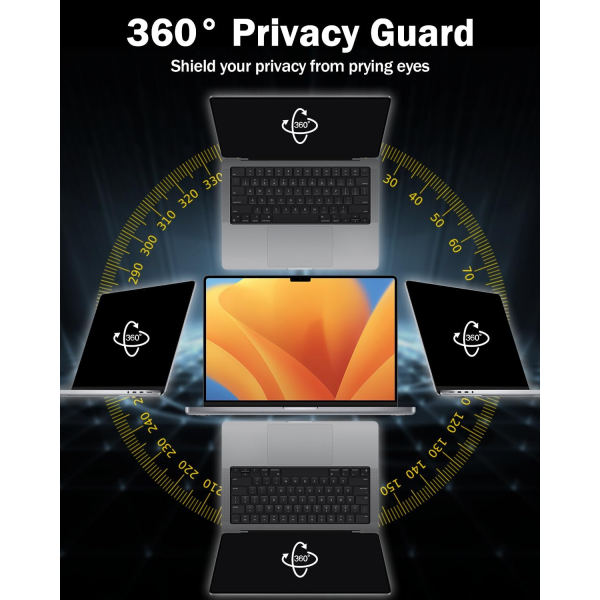 F FORITO Privacy MacBook Pro M2 Ekran Koruyucu (13 in)