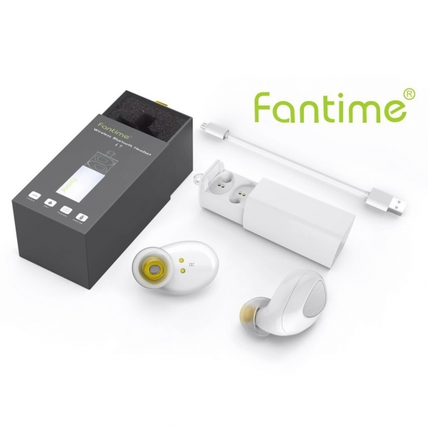 Fantime Mini V4.1 Bluetooth Stereo Kulak i Kulaklk-White