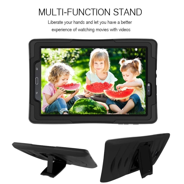 FastSun Samsung Galaxy Tab E Armor K�l�f (9.6 in�)-Black