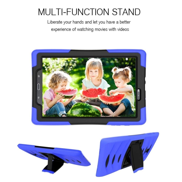 FastSun Samsung Galaxy Tab E Armor K�l�f (9.6 in�)-Blue