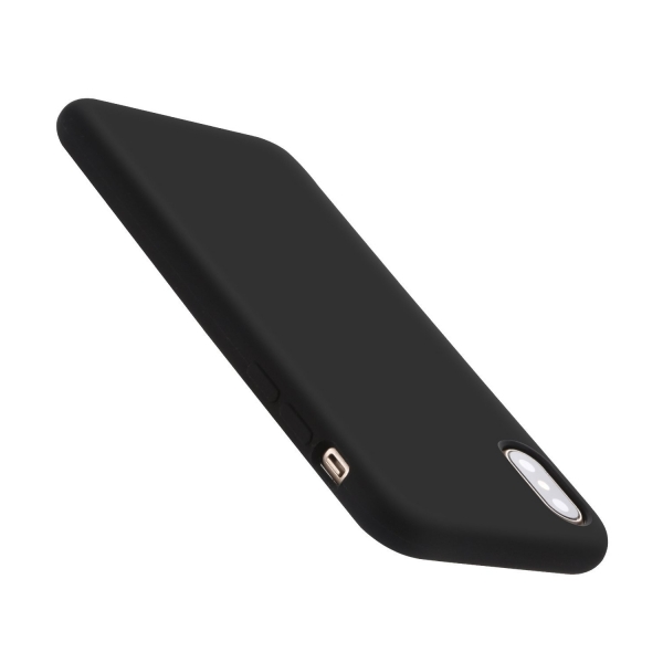 Felico Apple iPhone X Silikon Klf-Black