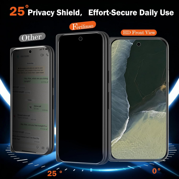 Ferilinso Pixel 11 Pro Fold Privacy Ekran Koruyucu