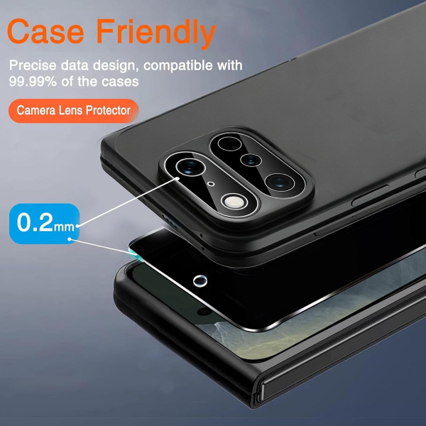 Ferilinso Pixel 11 Pro Fold Privacy Ekran Koruyucu Set