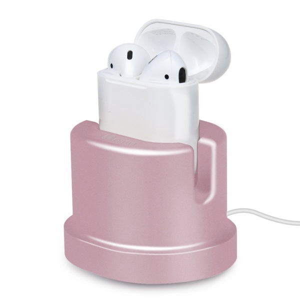 Fintie AirPods arj stasyonu-Rose Gold