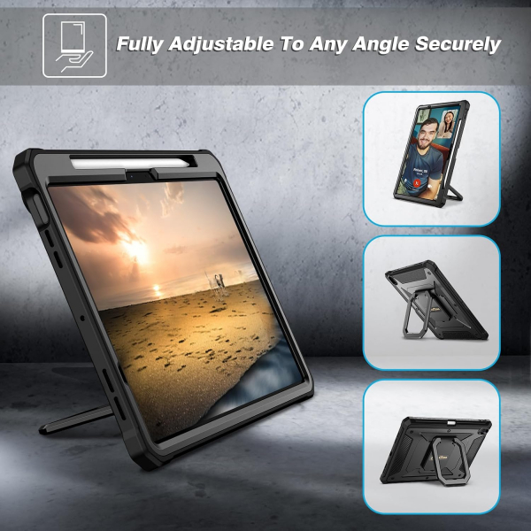 Fintie Apple iPad Air M2 Tuatara Klf (11 in)-Black 