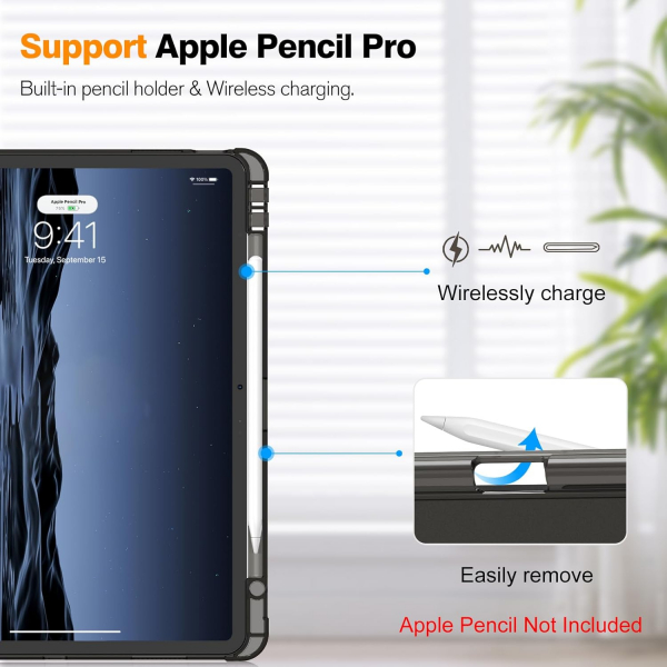 Fintie Apple iPad Air M2 nce Klf (13 in)-Black
