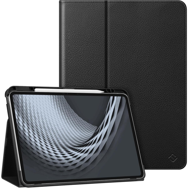 Fintie Apple iPad Pro M4 Folio Deri Klf (13 in)-Black 
