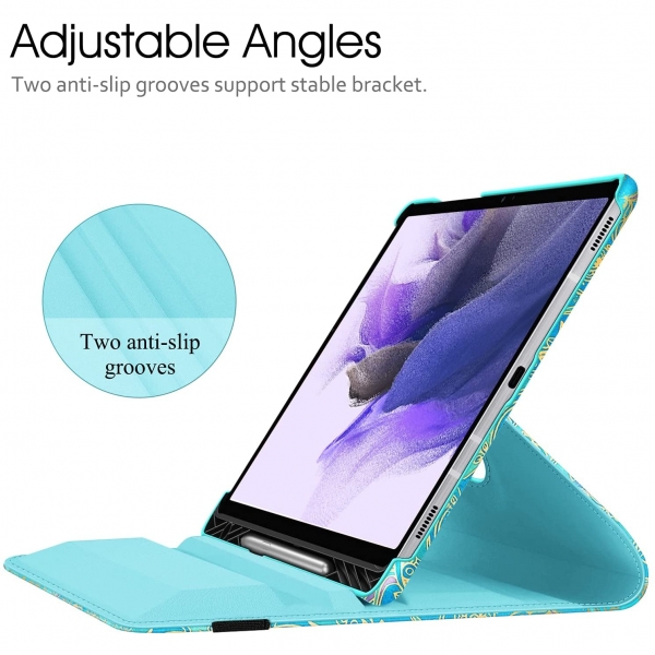 Fintie Samsung Galaxy Tab S8 Plus Standl Klf (12.4 in)-Z-Shades of Blue