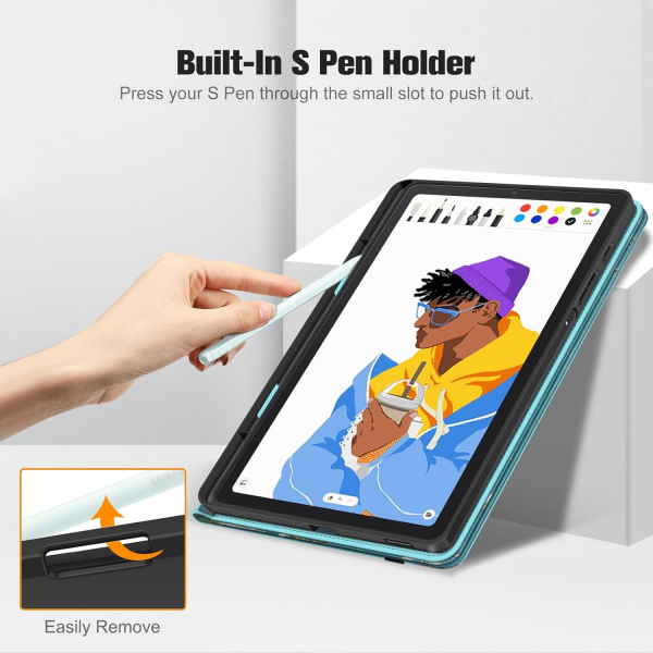 Fintie Folio Galaxy Tab S6 Lite Klf (10.4 in)-Blossom