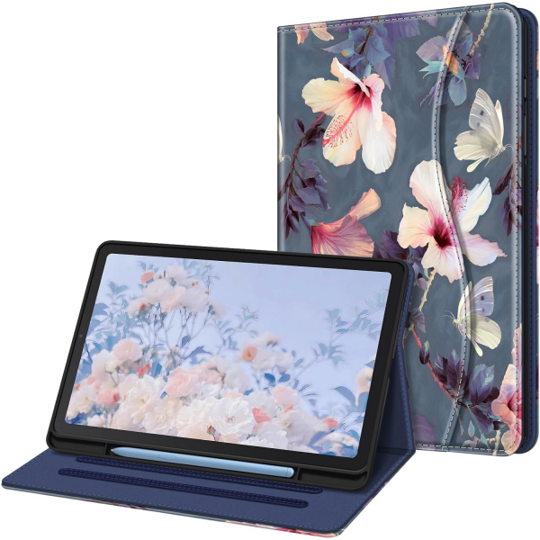 Fintie Folio Galaxy Tab S6 Lite Klf (10.4 in)-Blooming Hibiscus