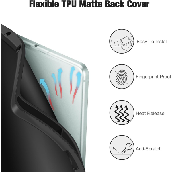 Fintie Folio Galaxy Tab S6 Lite Klf (10.4 in)-Black