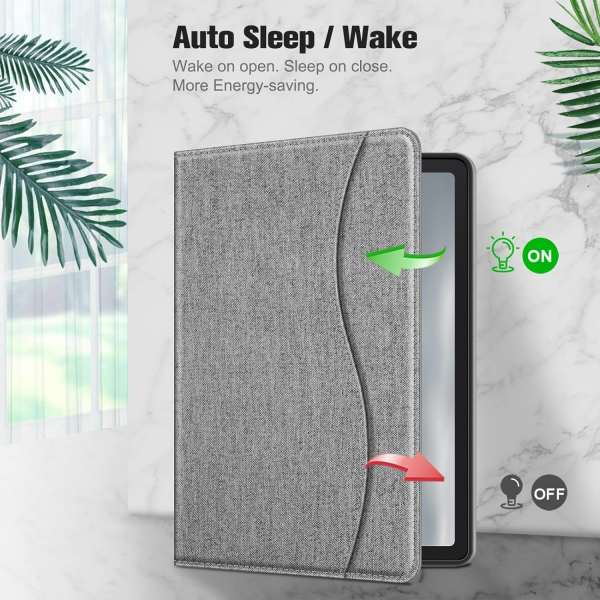 Fintie Folio Galaxy Tab S6 Lite Klf (10.4 in)-Grey