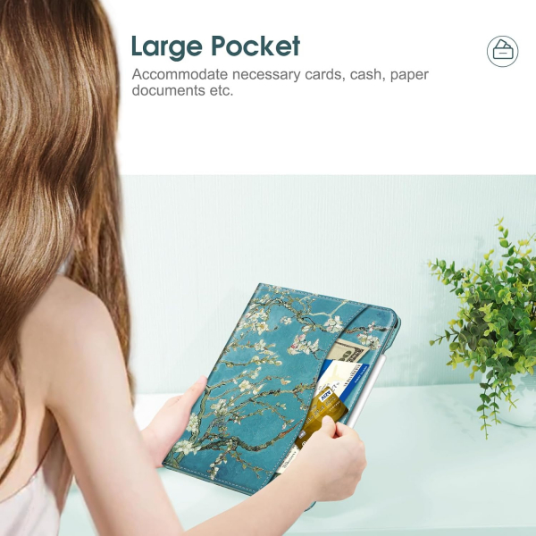 Fintie Apple iPad Pro M4 Kalem Blmeli Klf (11 in)-Blossom