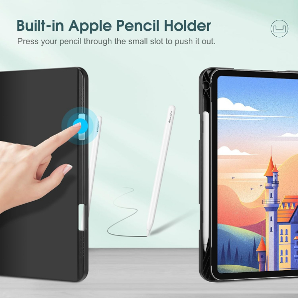Fintie Apple iPad Pro M4 Kalem Blmeli Klf (11 in)-Love Tree