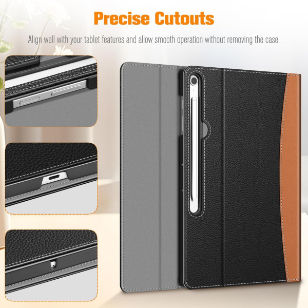 Fintie Galaxy Tab S10 FE Plus Portfolio Klf-Black