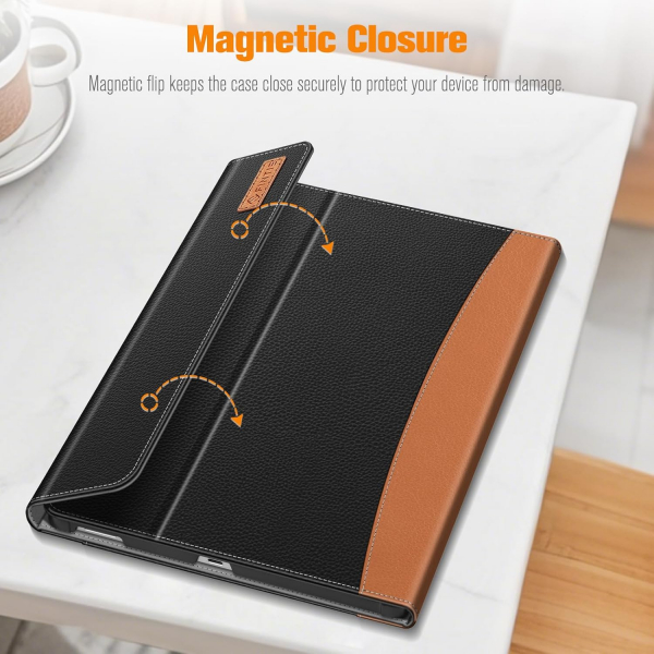 Fintie Galaxy Tab S10 FE Plus Portfolio Klf-Black