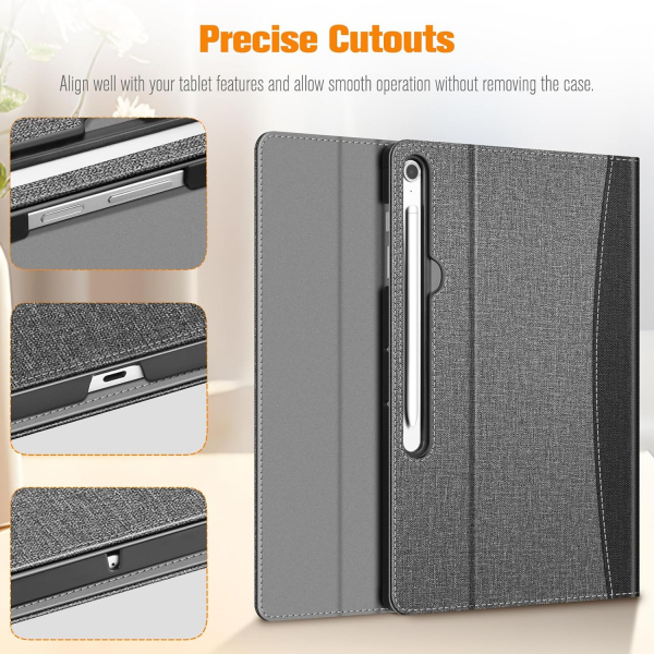 Fintie Galaxy Tab S10 FE Plus Portfolio Klf-Gray