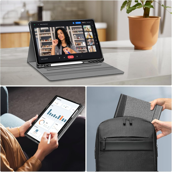 Fintie Galaxy Tab S10 FE Plus Portfolio Klf-Gray