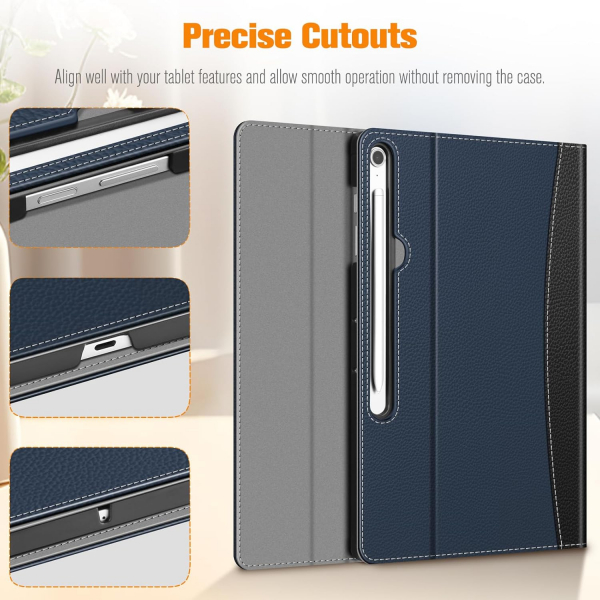 Fintie Galaxy Tab S10 FE Plus Portfolio Klf-Navy
