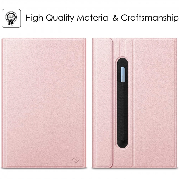 Fintie Galaxy Tab S6 Lite Klavyeli Klf (10.4 in)-Pink