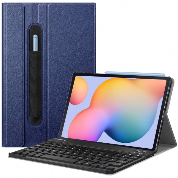 Fintie Galaxy Tab S6 Lite Klavyeli Klf (10.4 in)-Navy