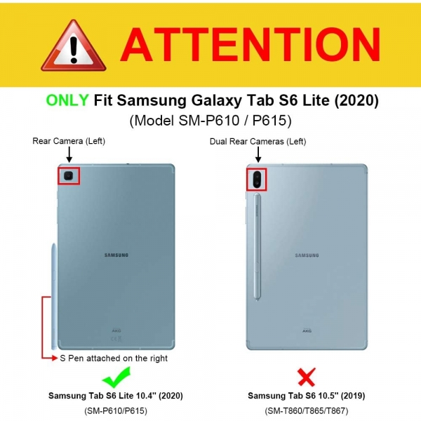 Fintie Galaxy Tab S6 Lite Klf (10.4 in)-Galaxy