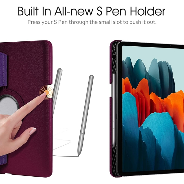 Fintie Galaxy Tab S7 Kickstand Klf (11 in)-Purple