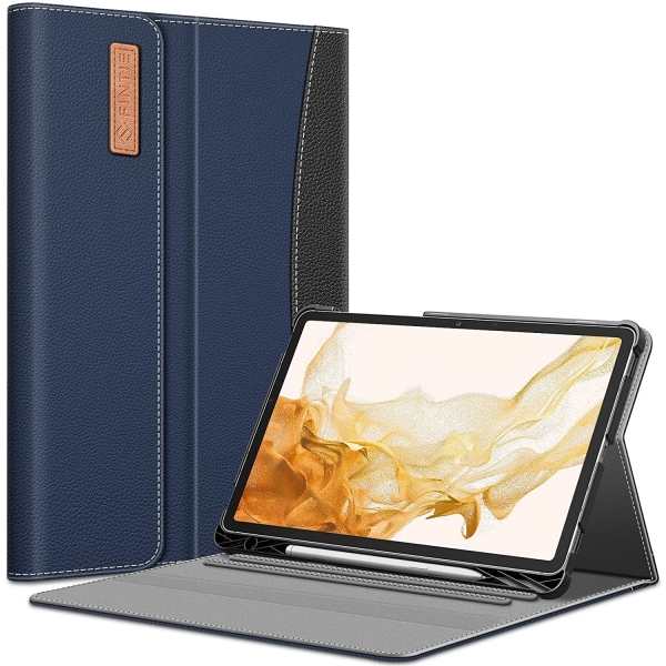 Fintie Galaxy Tab S7 FE Business Standl Klf (12.4 in)-Navy