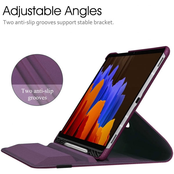 Fintie Galaxy Tab S7 Plus Standl Klf (12.4 in)-Purple