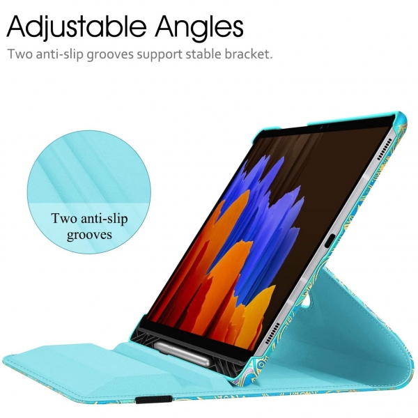 Fintie Galaxy Tab S7 Plus Standl Klf (12.4 in)-Z- Shades of Blue