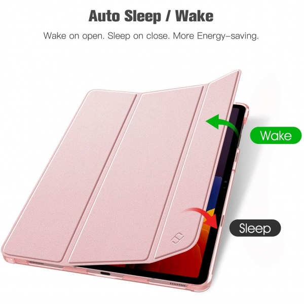 Fintie Galaxy Tab S7 Plus nce Klf (12.4 in)-Rose Gold