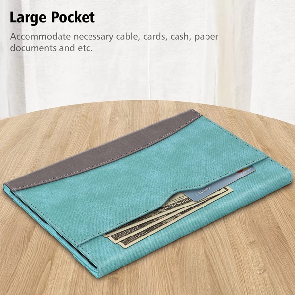 Fintie Galaxy Tab S8 Ultra Business Standl Klf (14.6 in)-Denim Turquoise