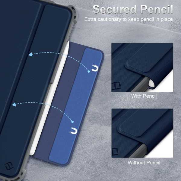 Fintie Hybrid Rugged iPad Air M2 Klf (11 in)-Navy