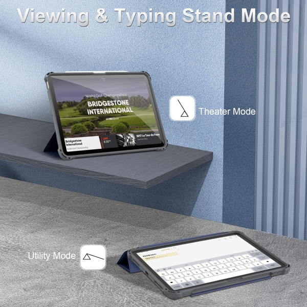 Fintie Hybrid Rugged iPad Air M2 Klf (11 in)-Navy