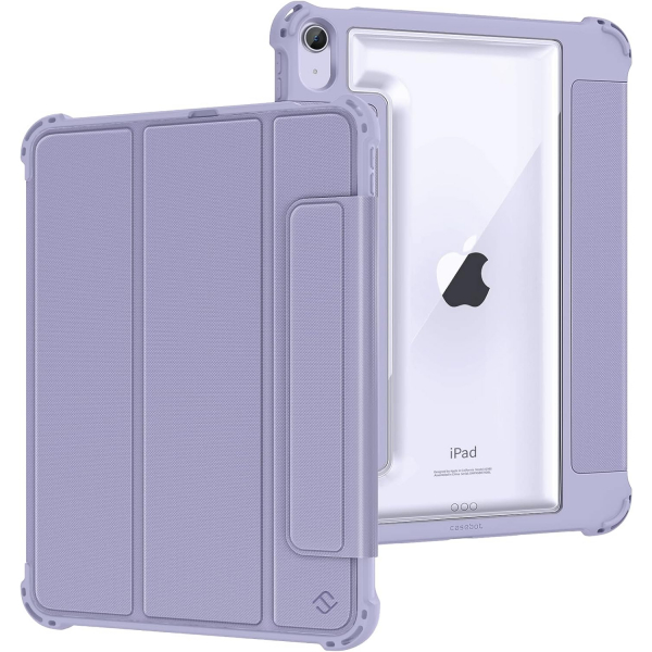 Fintie Hybrid Rugged iPad Air M2 Klf (11 in)-Lilac Purple