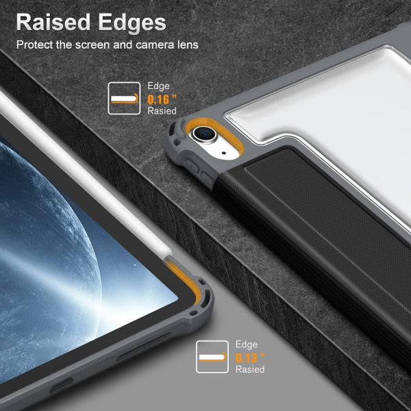 Fintie Hybrid Rugged iPad Air M2 Klf (11 in)-Black