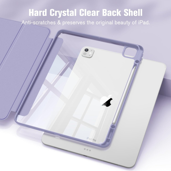 Fintie Hybrid iPad Pro Klf (13 in)-Lilac Purple 