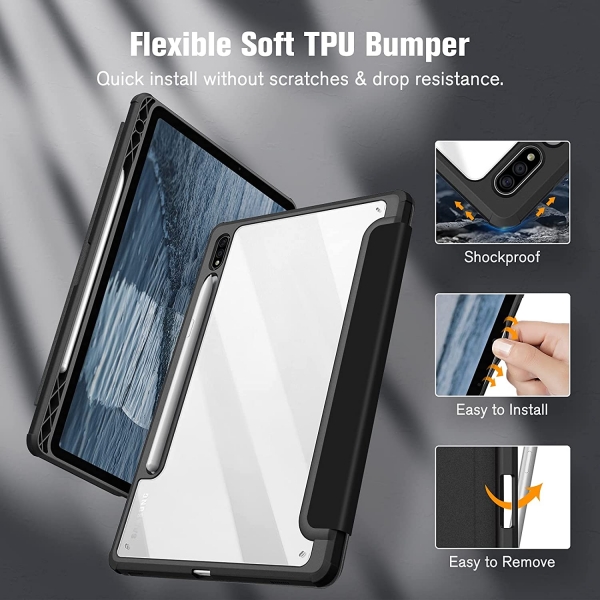 Fintie nce Samsung Galaxy Tab S8 Klf-Black