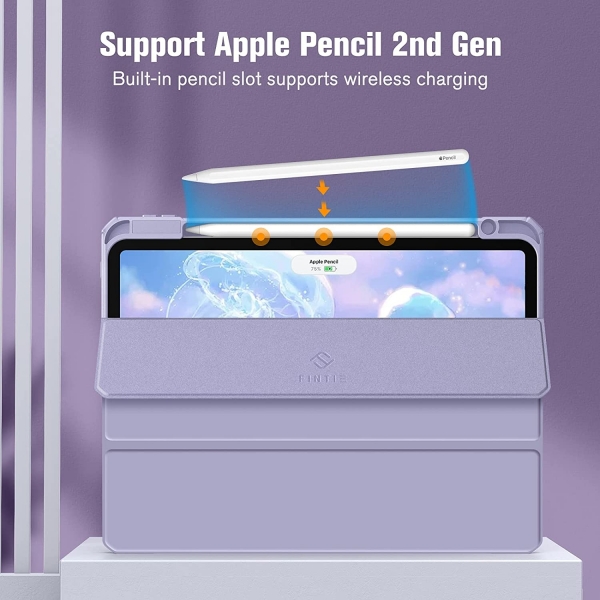 Fintie Hybrid Serisi iPad Pro nce Klf (11 in)(4/3.Nesil)-Lilac Purple